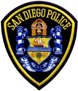 SAN DIEGO (CA) POLICE DEPARTMENT SHOULDER PATCH.